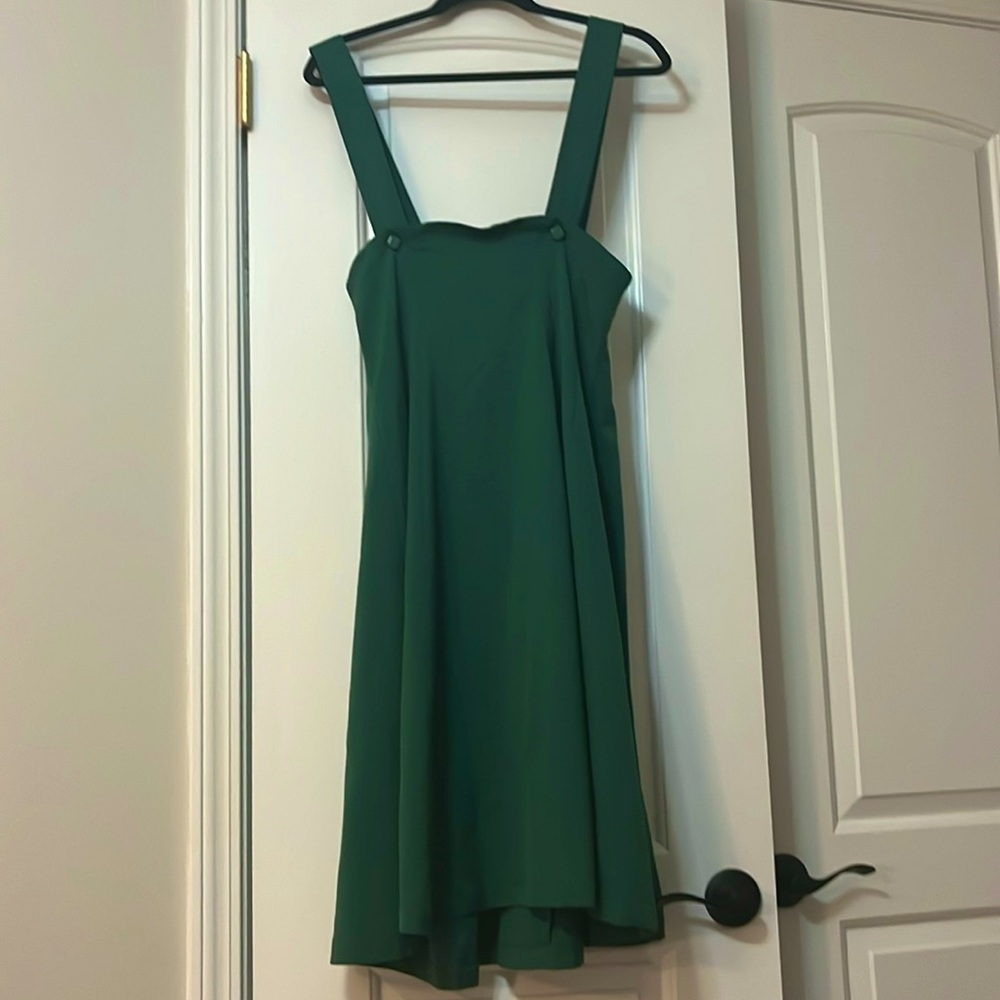 Tatyana Vintage Inspired Circle Jumper Green